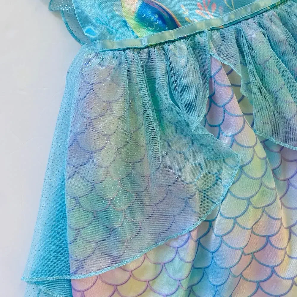 Disney | Little Mermaid Nightgown GUC 6 - Picture 4 of 8